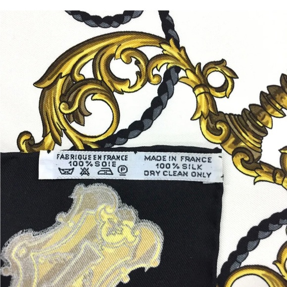 HERMES LES CLES Carre 90 Multicolor Silk 100% Scarf - Picture 8 of 8